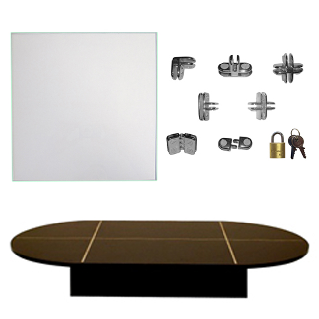 Glass Cubes, Clips & Bases