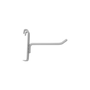 4" Grid Hook - White