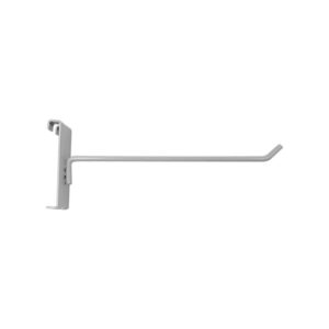 8" Grid Hook - White