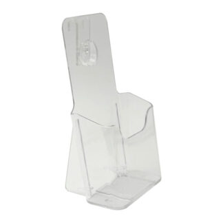 4" x 9" Grid Literature Holder - Clear
