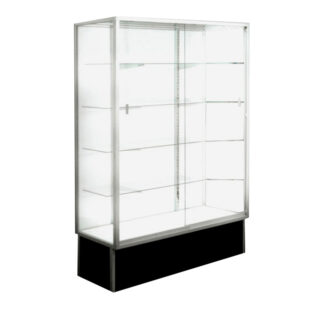 48"All Glass Knocked Down Extra Vision Wallcase