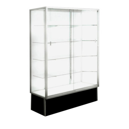 48"All Glass Knocked Down Extra Vision Wallcase