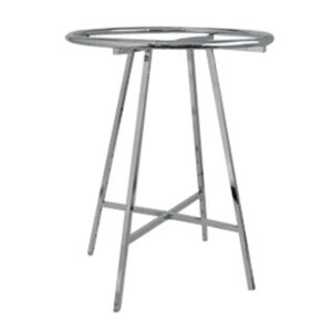 36" Round Clothing Rack - Chrome