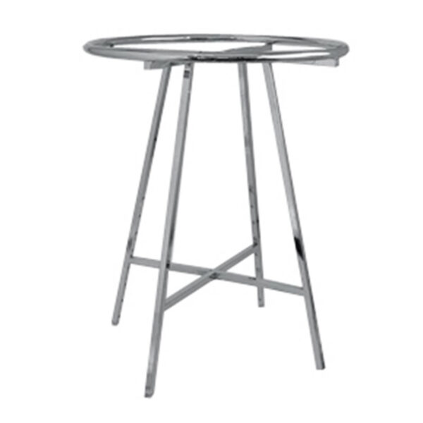 36″ Round Clothing Rack – Chrome – DJE Store Fixtures