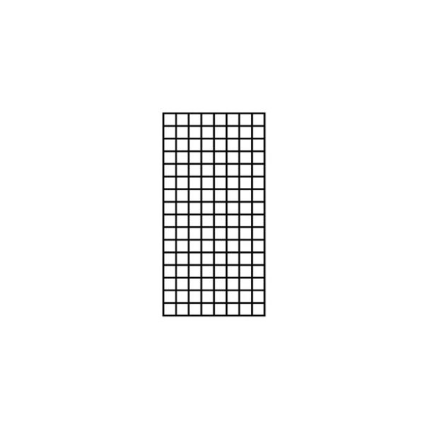 2′ X 4′ Grid Panel – Black – DJE Store Fixtures