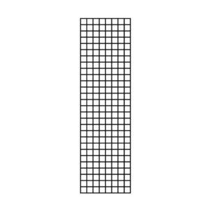 2' X 7' Grid Panel - Black