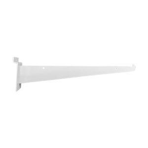 12" Slat Shelf Bracket - White
